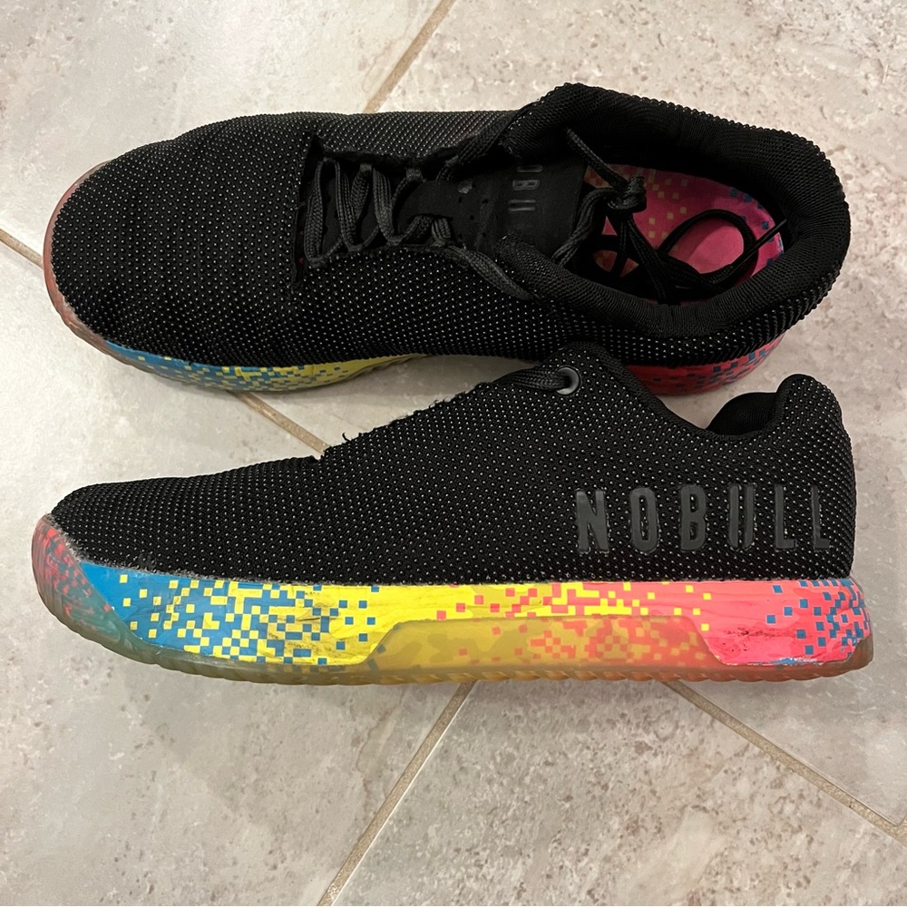 NO BULL PROJECT SuperFabric Trainer+ Black PXLGLTCH - W 10.5/M 9 - Picture 3 of 14